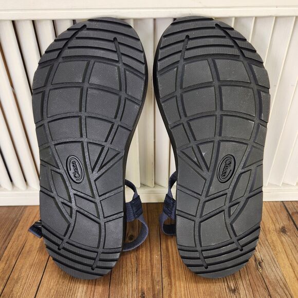 Chaco Bodhi Storm Blue Sandals Mens Size 11 Black Toe Loop Strappy Beach Shoes main image 8